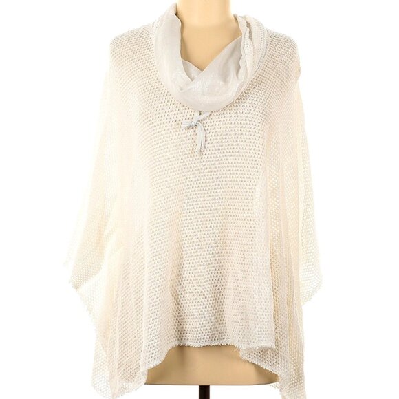 New With Tags White summer Poncho by Lola & Sophie M - Picture 1 of 2